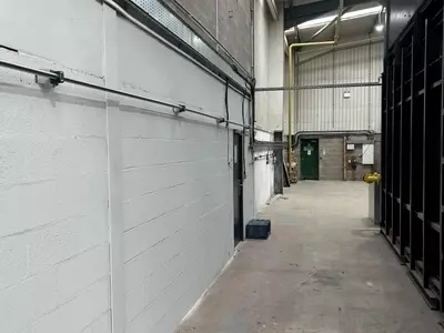 ow-pressure pipework installed as part of the new pressure washing infrastructure. This feed supplies water to the pressure washer systems and forms part of the wider distribution network installed throughout the facility. Routed alongside the high-pressu